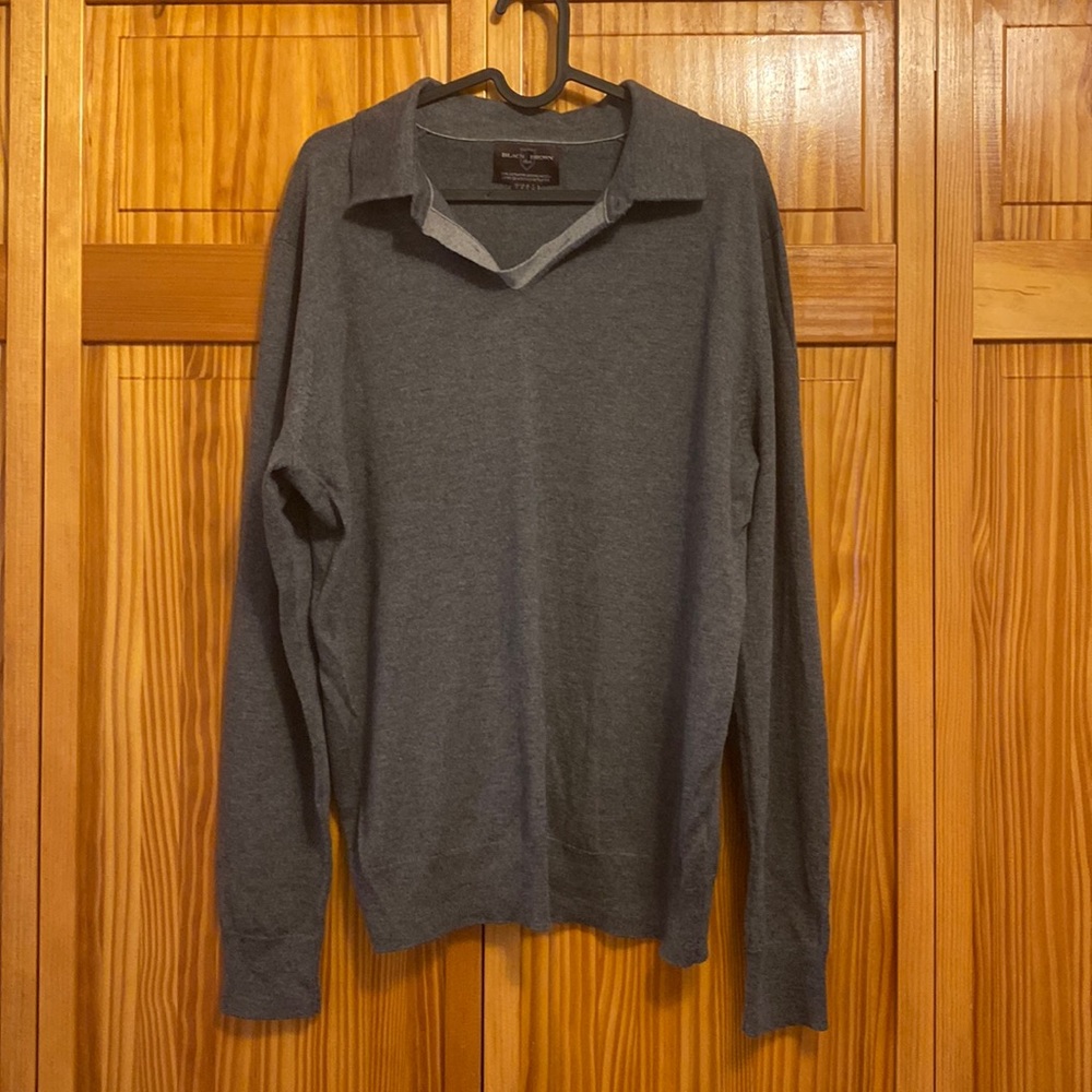 Black Brown 1826 Merino Wool Sweater
